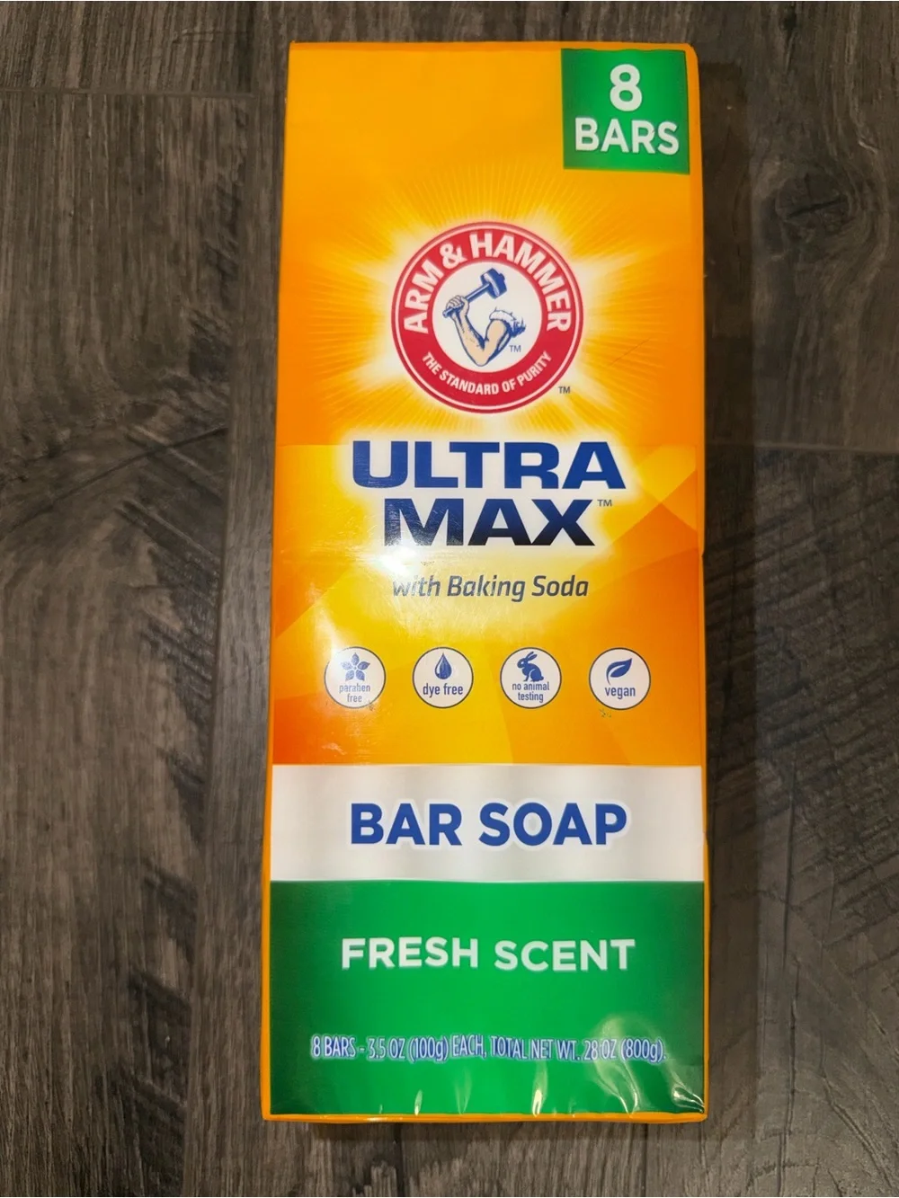 Ultra Max Fresh Scent Bar Soap - 8-bars